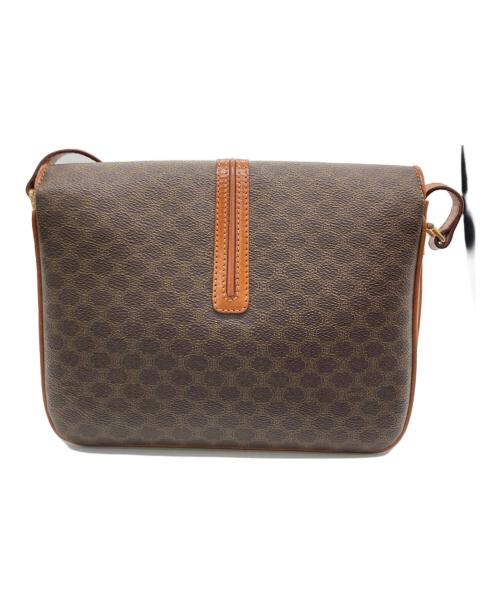 CELINE（セリーヌ）CELINE (セリーヌ) マカダムショルダーバッグ ブラウンの古着・服飾アイテム