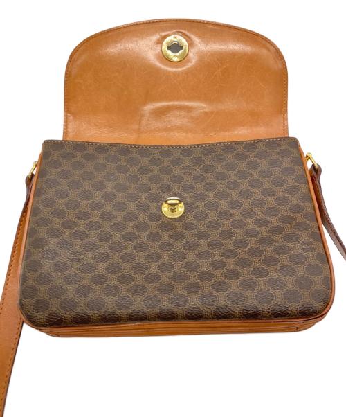 CELINE（セリーヌ）CELINE (セリーヌ) マカダムショルダーバッグ ブラウンの古着・服飾アイテム