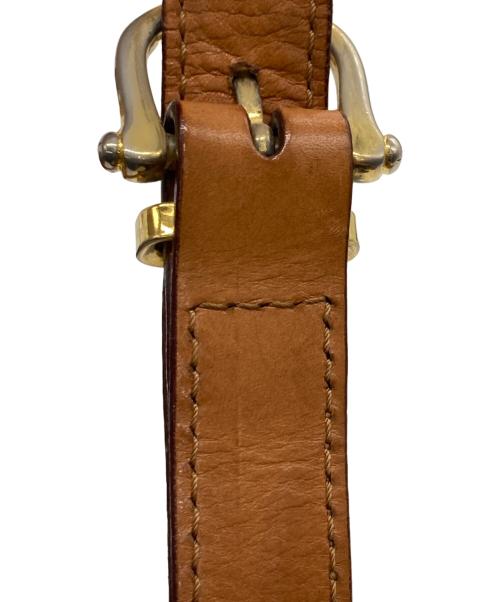 CELINE（セリーヌ）CELINE (セリーヌ) マカダムショルダーバッグ ブラウンの古着・服飾アイテム