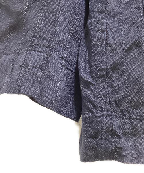 Noble（ノーブル）Noble (ノーブル) シアーキュプラストライプVカラージャケット ネイビー サイズ:Free 未使用品の古着・服飾アイテム