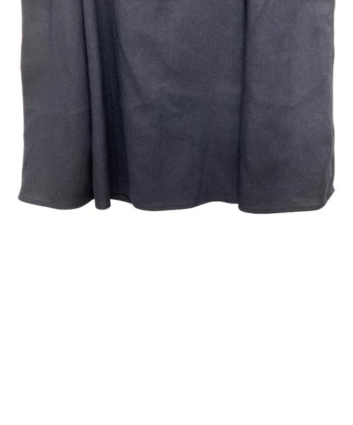 ANAYI（アナイ）ANAYI (アナイ) ドライオックスベルト付きタックスカート ネイビー サイズ:SIZE 34の古着・服飾アイテム