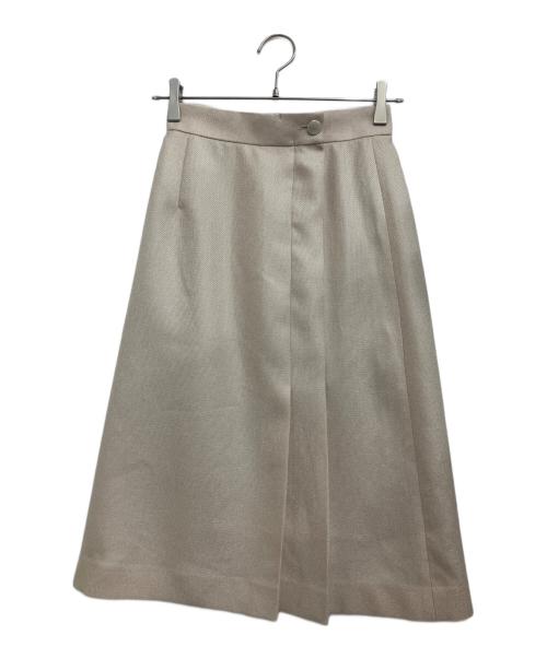 ANAYI（アナイ）ANAYI (アナイ) バスケットサイドタックスカート ベージュ サイズ:SIZE 34の古着・服飾アイテム