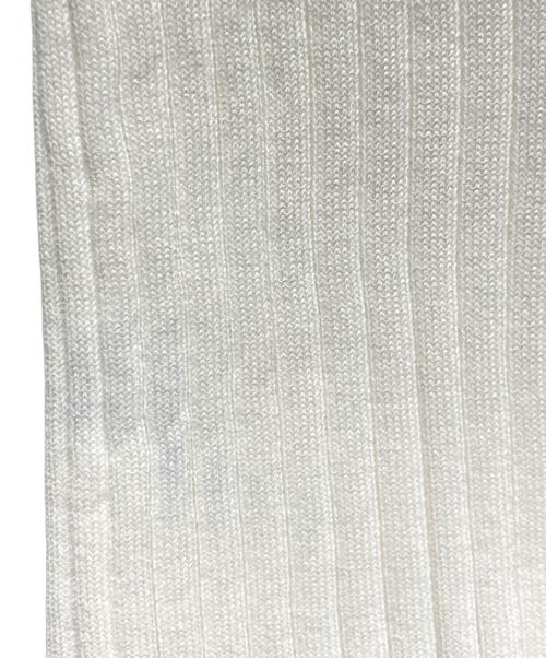 UNITED ARROWS（ユナイテッドアローズ）UNITED ARROWS (ユナイテッドアローズ) セーラー エンブロイダリー リブニット ホワイト サイズ:FREEの古着・服飾アイテム