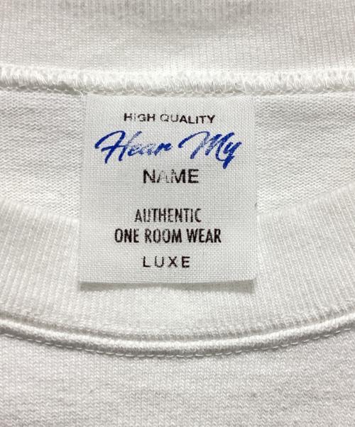 HEAR MY NAME（ヒアマイネーム）HEAR MY NAME (ヒアマイネーム) journal standard luxe (ジャーナルスタンダード ラックス) 25TH BORDER WIDE SHORT ホワイト×ブルー サイズ:SIZE Fの古着・服飾アイテム