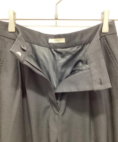 CLANE（クラネ）CLANE (クラネ) BASIC TUCK PANTS ブラック サイズ:SIZE 1の古着・服飾アイテム