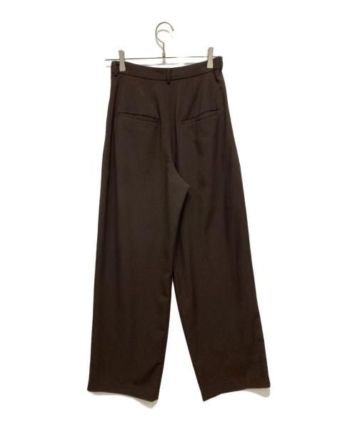CLANE（クラネ）CLANE (クラネ) BASIC TUCK PANTS ブラウン サイズ:SIZE 1の古着・服飾アイテム