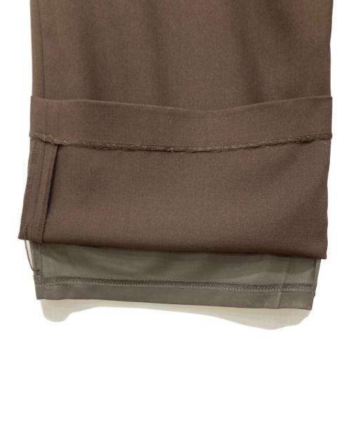 CLANE（クラネ）CLANE (クラネ) BASIC TUCK PANTS ブラウン サイズ:SIZE 1の古着・服飾アイテム