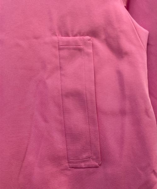 DRAWER（ドゥロワー）DRAWER (ドゥロワー) コットンシルクノーカラージャケット ピンク サイズ:36の古着・服飾アイテム