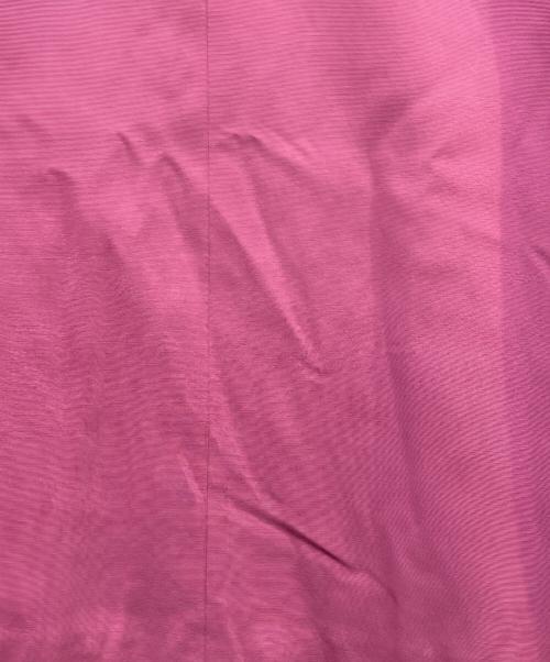 DRAWER（ドゥロワー）DRAWER (ドゥロワー) コットンシルクノーカラージャケット ピンク サイズ:36の古着・服飾アイテム