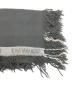Yohji Yamamoto pour homme (ヨウジヤマモト プールオム) 大判ストール グレー×ホワイト：8000円