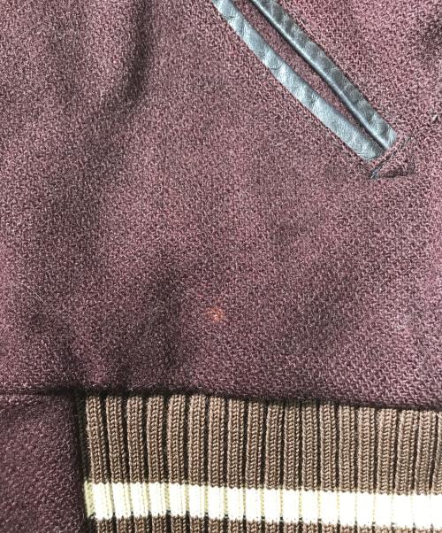 skookum（スクーカム）skookum (スクーカム) スタジャン ブラウン サイズ:36の古着・服飾アイテム