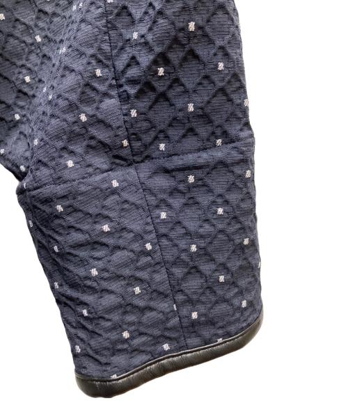 SHE TOKYO（シートーキョー）SHE Tokyo (シートーキョー) ノーカラージャケット ネイビー サイズ:SIZE Freeの古着・服飾アイテム