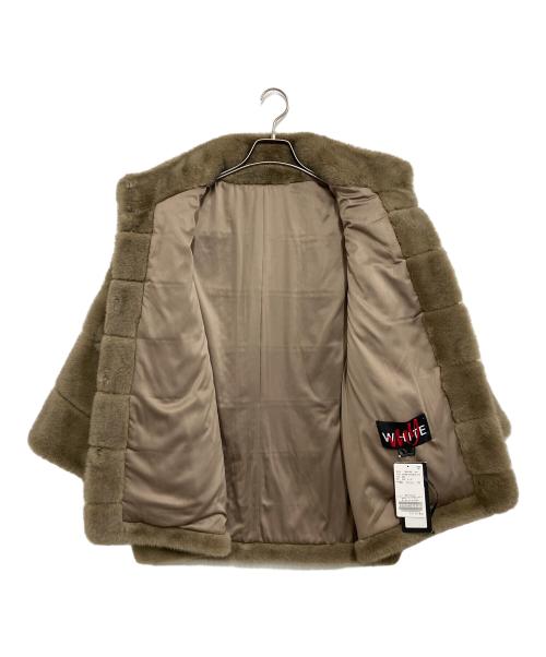 MY WHITE（マイ ホワイト）MY WHITE (マイ ホワイト) ファーブルゾン モカ サイズ:Ｕの古着・服飾アイテム
