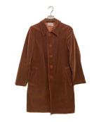 ROBE DE CHAMBRE COMME DES GARCONSローブドシャンブル コムデギャルソン）の古着「ベロアコート」｜ブラウン