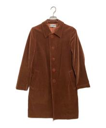 ROBE DE CHAMBRE COMME DES GARCONS（ローブドシャンブル コムデギャルソン）の古着「ベロアコート」｜ブラウン