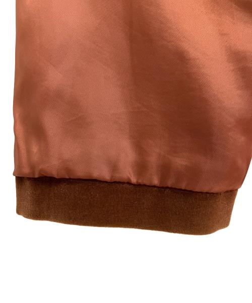 ROBE DE CHAMBRE COMME DES GARCONS（ローブドシャンブル コムデギャルソン）ROBE DE CHAMBRE COMME DES GARCONS (ローブドシャンブル コムデギャルソン) ベロアコート ブラウン サイズ:Freeの古着・服飾アイテム