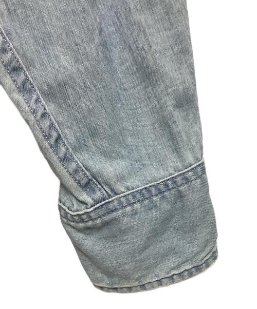 RETROVE（リトローヴ）RETROVE (リトローヴ) L'appartement (アパルトモン) LIGHT BLUE DENIM SHIRT インディゴ サイズ:Freeの古着・服飾アイテム