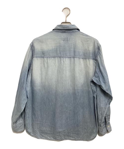 RETROVE（リトローヴ）RETROVE (リトローヴ) L'appartement (アパルトモン) LIGHT BLUE DENIM SHIRT インディゴ サイズ:Freeの古着・服飾アイテム