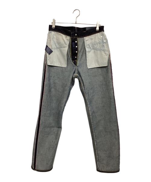 MOMOTARO JEANS（桃太郎ジーンズ）MOMOTARO JEANS (桃太郎ジーンズ) 15.7oz #100ストレートフィット デニムパンツ インディゴ サイズ:81cm (W32)の古着・服飾アイテム