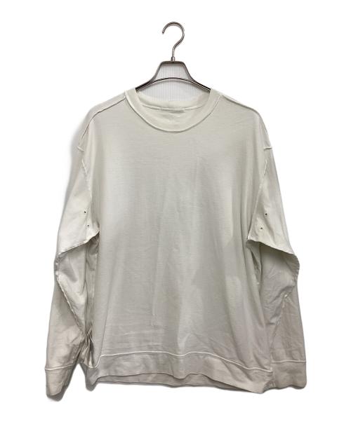 STONE ISLAND（ストーンアイランド）STONE ISLAND (ストーンアイランド) クルーネックカットソー ホワイト サイズ:XLの古着・服飾アイテム