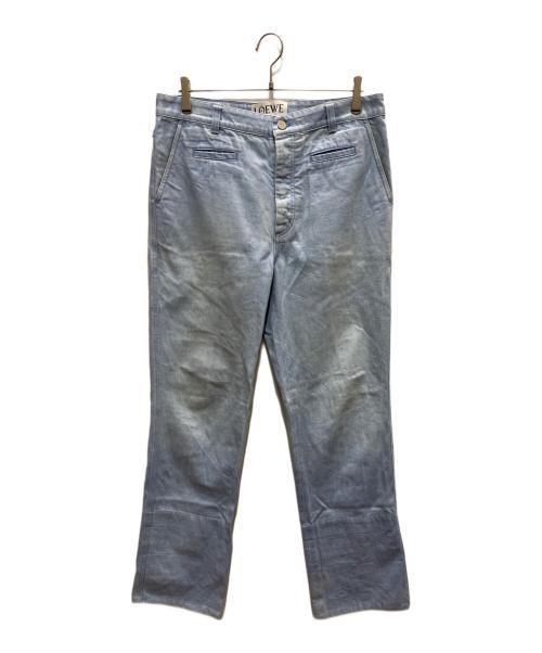 LOEWE（ロエベ）LOEWE (ロエベ) フィッシャーマンデニムパンツ ブルー サイズ:SIZE 40の古着・服飾アイテム
