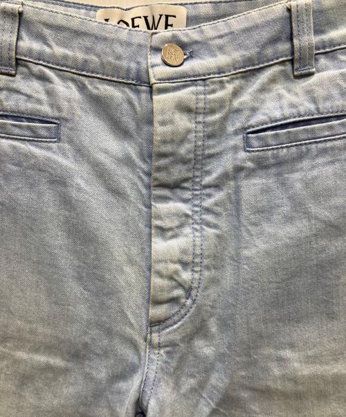 LOEWE（ロエベ）LOEWE (ロエベ) フィッシャーマンデニムパンツ ブルー サイズ:SIZE 40の古着・服飾アイテム