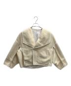 nagonstansナゴンスタンス）の古着「リバーシブルボアコート」｜アイボリー