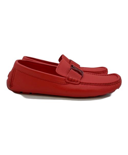 LOUIS VUITTON（ルイ ヴィトン）LOUIS VUITTON (ルイ ヴィトン) モンテカルロ　ドライビングシューズ レッド サイズ:SIZE 8の古着・服飾アイテム