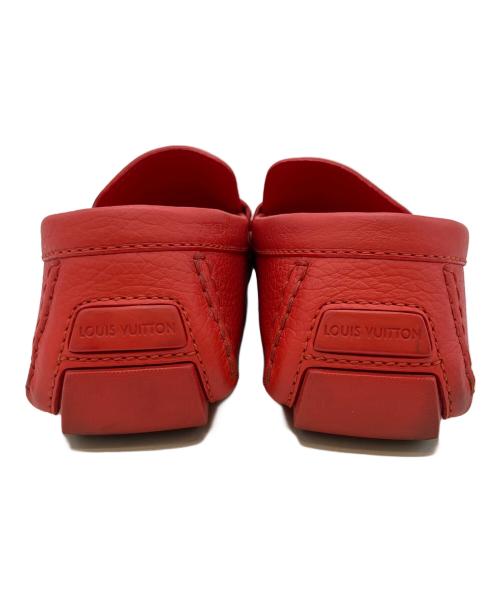 LOUIS VUITTON（ルイ ヴィトン）LOUIS VUITTON (ルイ ヴィトン) モンテカルロ　ドライビングシューズ レッド サイズ:SIZE 8の古着・服飾アイテム