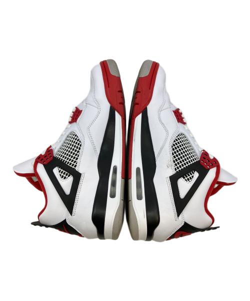 NIKE（ナイキ）NIKE (ナイキ) AIR JORDAN 4 RETRO ホワイト×レッド サイズ:SIZE 28cmの古着・服飾アイテム