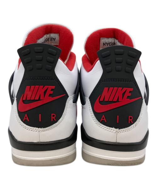 NIKE（ナイキ）NIKE (ナイキ) AIR JORDAN 4 RETRO ホワイト×レッド サイズ:SIZE 28cmの古着・服飾アイテム