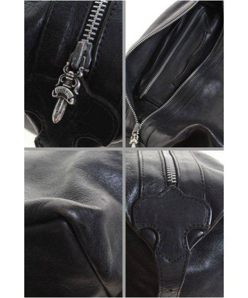 CHROME HEARTS（クロムハーツ）CHROME HEARTS（クロムハーツ） シェービングバッグ ブラックの古着・服飾アイテム
