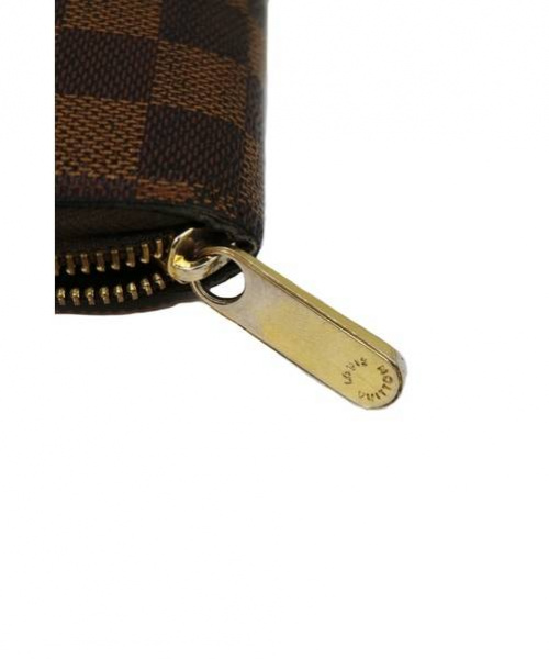 LOUIS VUITTON（ルイ ヴィトン）LOUIS VUITTON (ルイヴィトン) ジッピーウォレッ エベヌ(ブラウン) サイズ:- ダミエ N60015 VI5018の古着・服飾アイテム