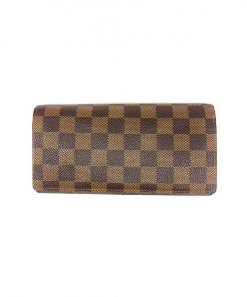 LOUIS VUITTON（ルイ ヴィトン）LOUIS VUITTON (ルイヴィトン) ポルトフォイユブラザ エベヌ(ブラウン) サイズ:- ダミエ N63168 SP4067の古着・服飾アイテム