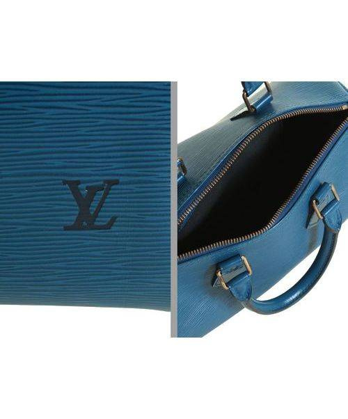 LOUIS VUITTON（ルイ ヴィトン）LOUIS VUITTON (ルイヴィトン) エピ スピーディ25/ハンドバッグ ブルー サイズ:25の古着・服飾アイテム