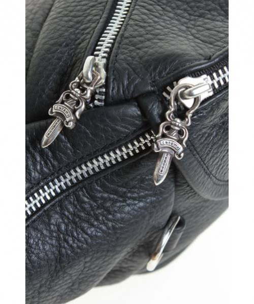 CHROME HEARTS（クロムハーツ）CHROME HEARTS (クロムハーツ) スナットパック/ウエストバッグ ブラック サイズ:-の古着・服飾アイテム