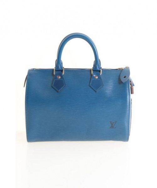 LOUIS VUITTON（ルイ ヴィトン）LOUIS VUITTON (ルイヴィトン) スピーディ25/ボストンバッグ ブルー サイズ:25の古着・服飾アイテム