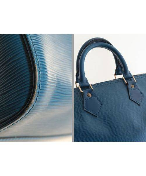 LOUIS VUITTON（ルイ ヴィトン）LOUIS VUITTON (ルイヴィトン) スピーディ25/ボストンバッグ ブルー サイズ:25の古着・服飾アイテム