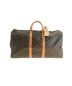 LOUIS VUITTON（ルイヴィトン）の古着「キーポル55/トラベルバッグ」｜ブラウン