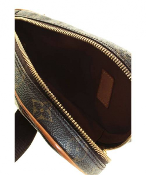 LOUIS VUITTON（ルイ ヴィトン）LOUIS VUITTON (ルイヴィトン) ポシェットガンジュ/ボディーバッグ ブラウン サイズ:-の古着・服飾アイテム