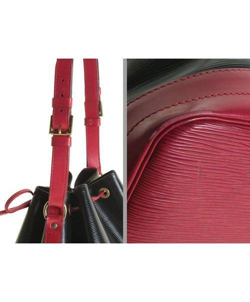LOUIS VUITTON（ルイ ヴィトン）LOUIS VUITTON (ルイヴィトン) バイカラーエピノエ/ショルダーバッグ ブラック×レッド サイズ:-の古着・服飾アイテム
