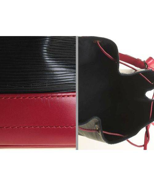 LOUIS VUITTON（ルイ ヴィトン）LOUIS VUITTON (ルイヴィトン) バイカラーエピノエ/ショルダーバッグ ブラック×レッド サイズ:-の古着・服飾アイテム