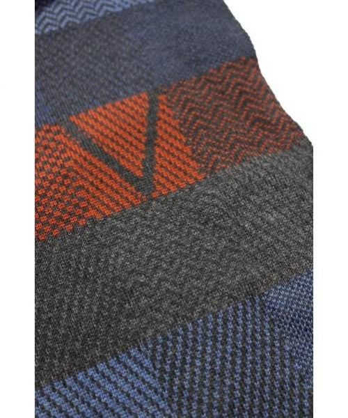 LOUIS VUITTON（ルイ ヴィトン）LOUIS VUITTON (ルイヴィトン) ウールマフラー ブルー×レッド サイズ:-の古着・服飾アイテム