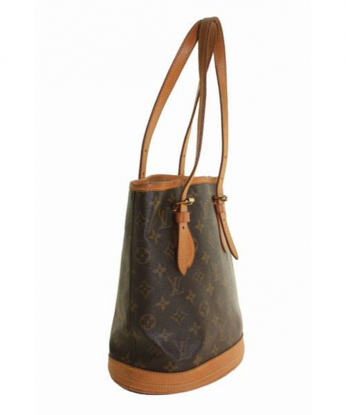 LOUIS VUITTON（ルイ ヴィトン）LOUIS VUITTON (ルイヴィトン) モノグラム プチバケット/ショルダートートバッグ/バケツ ブラウン サイズ:-の古着・服飾アイテム