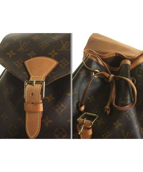 LOUIS VUITTON（ルイ ヴィトン）LOUIS VUITTON (ルイヴィトン) モノグラム モンスリMM/リュック ブラウン サイズ:MMの古着・服飾アイテム