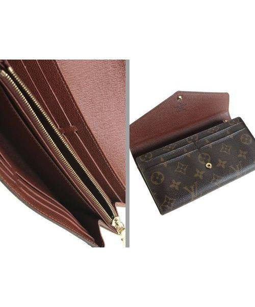 LOUIS VUITTON（ルイ ヴィトン）LOUIS VUITTON (ルイヴィトン) ポルトフォイユ サラ ブラウン サイズ:-の古着・服飾アイテム