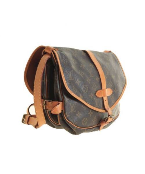 LOUIS VUITTON（ルイ ヴィトン）LOUIS VUITTON (ルイヴィトン) ソミュール30/Wフェイスショルダーバッグ ブラウン サイズ:30の古着・服飾アイテム