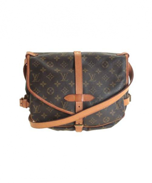 LOUIS VUITTON（ルイ ヴィトン）LOUIS VUITTON (ルイヴィトン) ソミュール30/Wフェイスショルダーバッグ ブラウン サイズ:30の古着・服飾アイテム