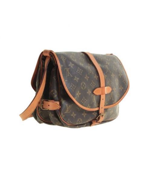 LOUIS VUITTON（ルイ ヴィトン）LOUIS VUITTON (ルイヴィトン) ソミュール30/Wフェイスショルダーバッグ ブラウン サイズ:30の古着・服飾アイテム