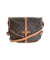 LOUIS VUITTON（ルイヴィトン）の古着「ソミュール30/Wフェイスショルダーバッグ」｜ブラウン